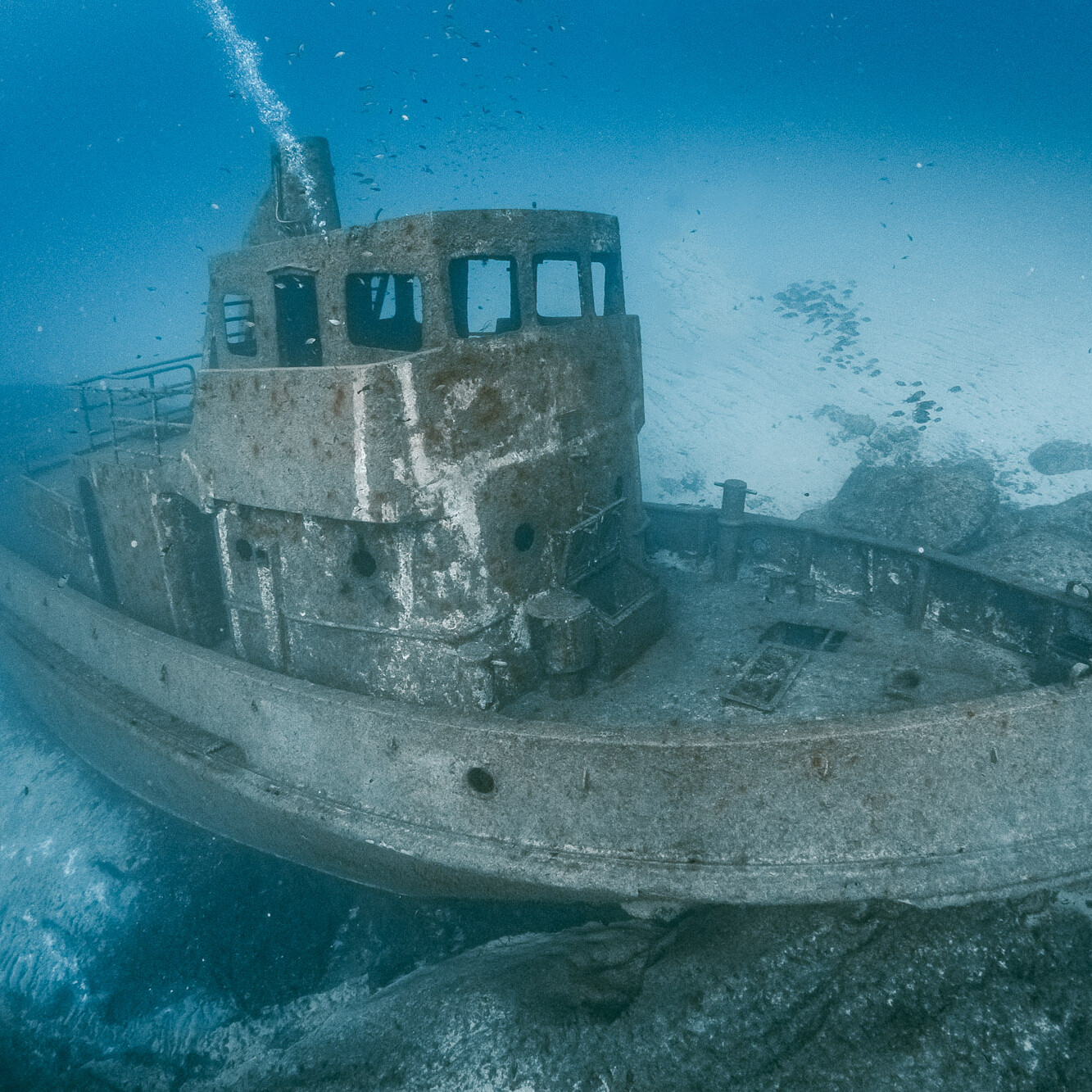 Tug 2 wreck, Exiles, Sliema