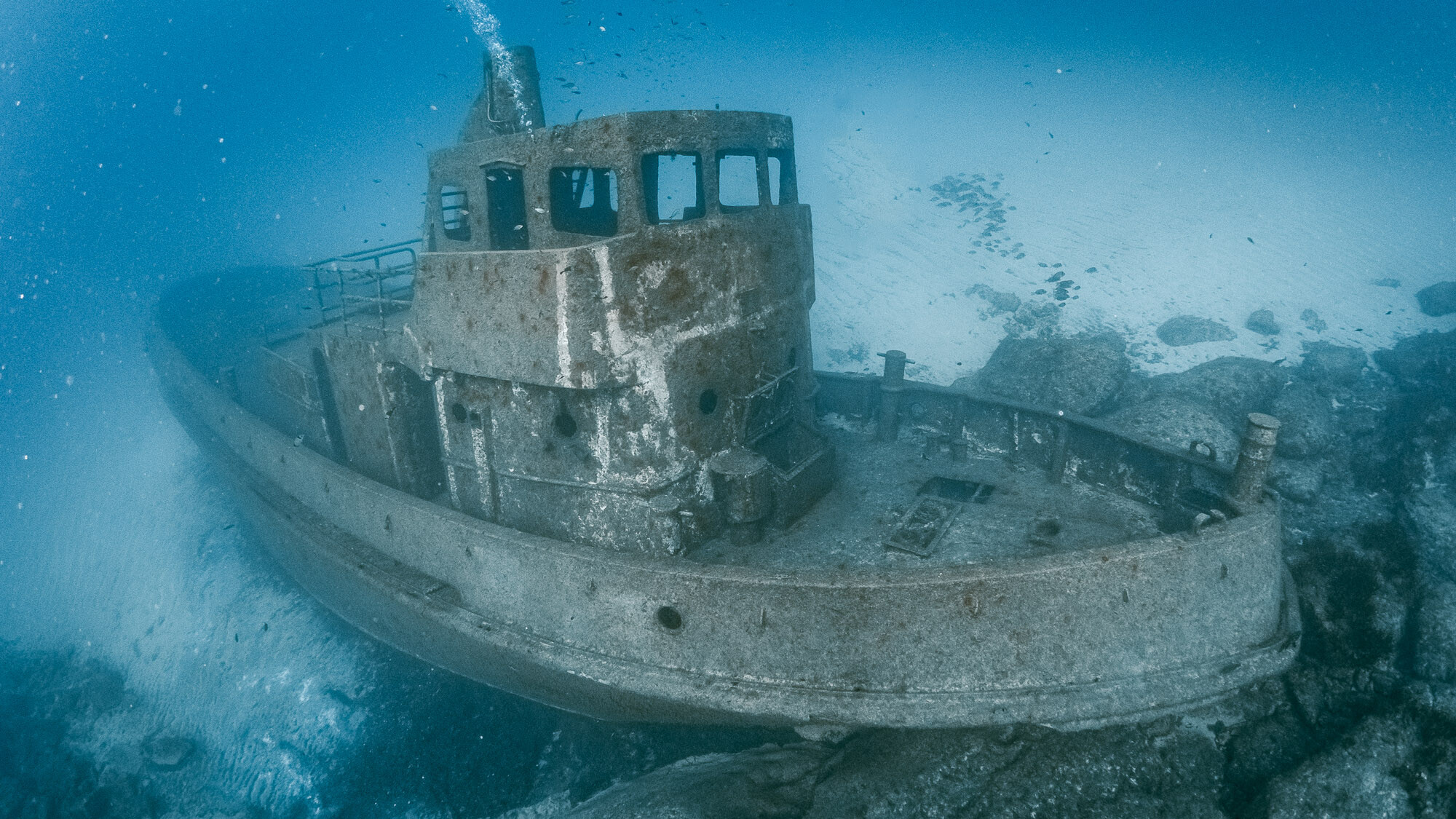 Tug 2 wreck, Exiles, Sliema